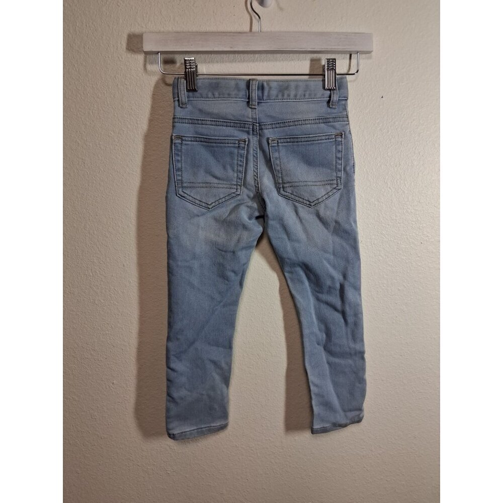 NWT Cat & Jack Denim Blue Jeans Skinny Light Wash Size 4T - Picture 2 of 7